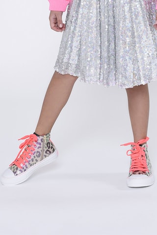Tennis montantes Doré et violet - Billieblush