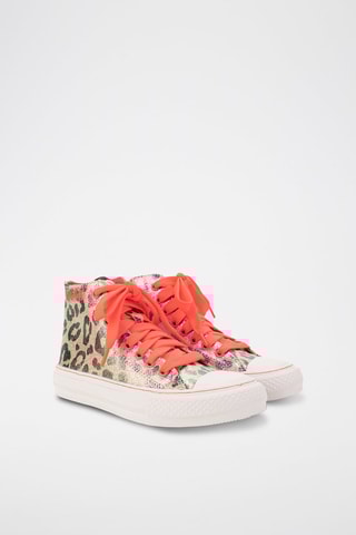 Tennis montantes Doré et violet - Billieblush