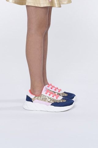 Tennis Bleu marine et rose - Billieblush