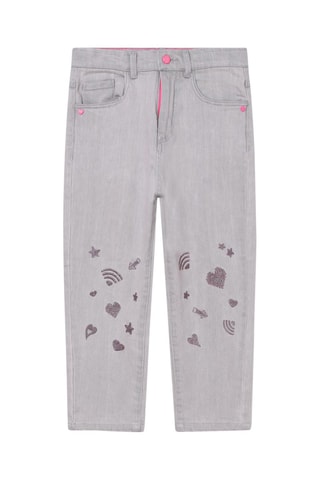 Jean mom - Gris