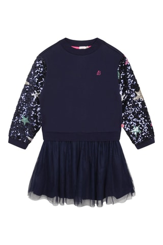 Robe trompe-l’œil Bleu marine - Billieblush