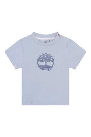 T-shirt en coton biologique Bleu - Timberland