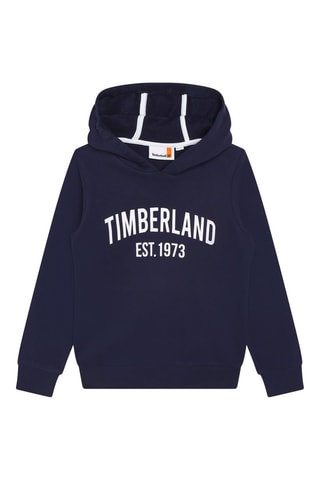 Sweat à capuche en coton biologique - Bleu marine - Timberland