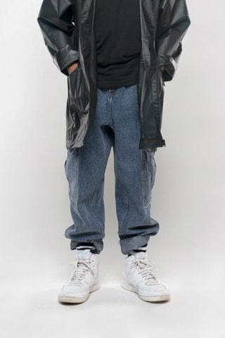 Jean cargo - Bleu - DKNY