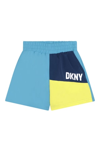 Short de bain - Bleu et jaune - DKNY