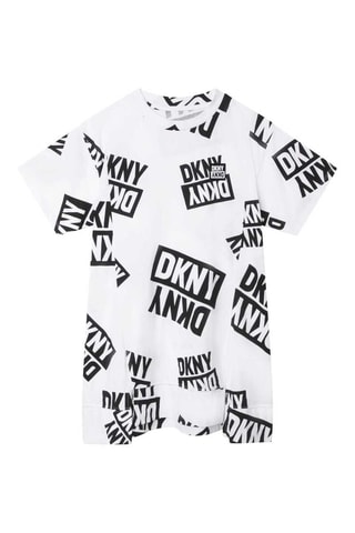 Robe - Blanc et noir - DKNY