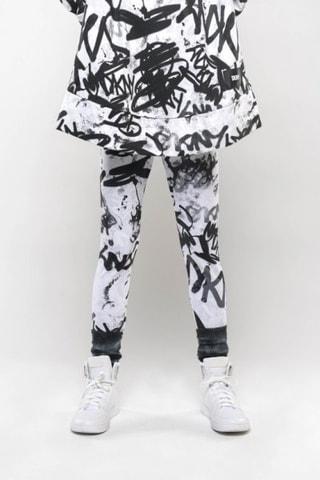 Legging - Blanc et noir - DKNY