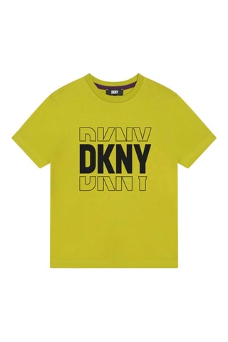T-shirt en coton biologique - Vert - DKNY