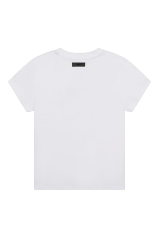 T-shirt en coton biologique - Blanc - DKNY