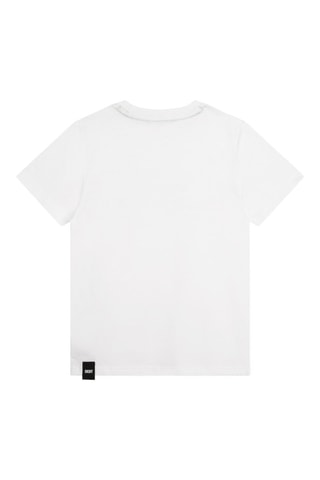 T-shirt en coton biologique - Blanc - DKNY