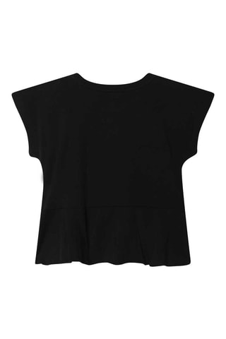 T-shirt en coton biologique Noir - DKNY