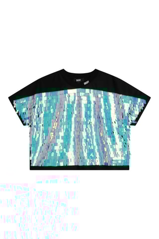 T-shirt à sequins - Noir - DKNY