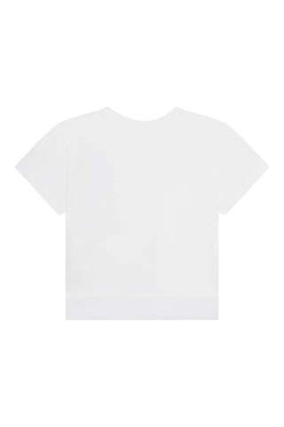T-shirt en coton biologique - Blanc - DKNY