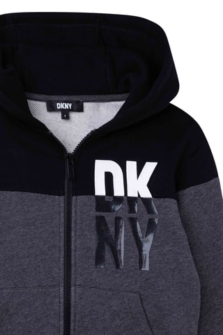 Sweat à capuche - Anthracite chiné - DKNY