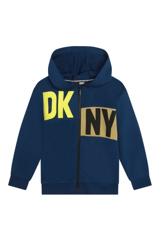 Sweat à capuche - Bleu canard - DKNY