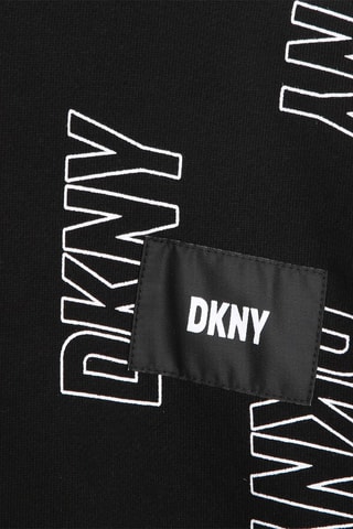 Sweat à capuche - Noir et blanc - DKNY