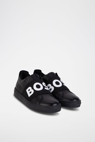 Slip-on en cuir - Noir - Hugo Boss