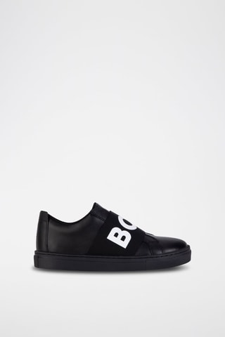 Slip-on en cuir - Noir - Hugo Boss