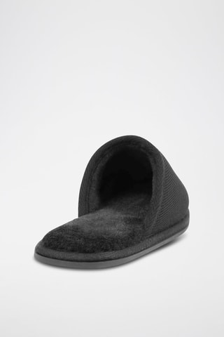 Pantoufles fourrées - Noir - Boss