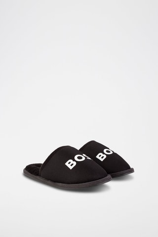 Pantoufles fourrées - Noir - Boss