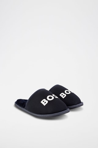 Pantoufles fourrées - Bleu nuit - Boss