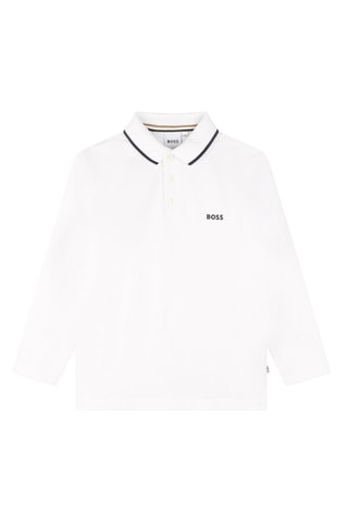 Polo regular - Blanc - Boss