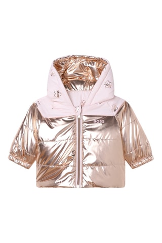 Doudoune à capuche - Doré rose - Boss
