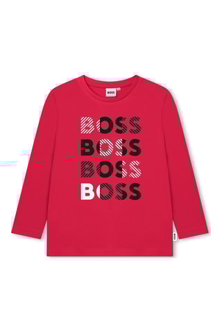 T-shirt - Fuchsia - Hugo Boss