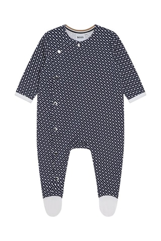 Grenouillère et bonnet - Bleu marine - Hugo Boss