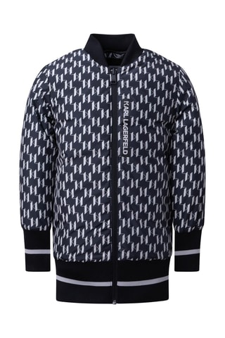 Doudoune réversible - Bleu marine et blanc - Karl Lagerfeld