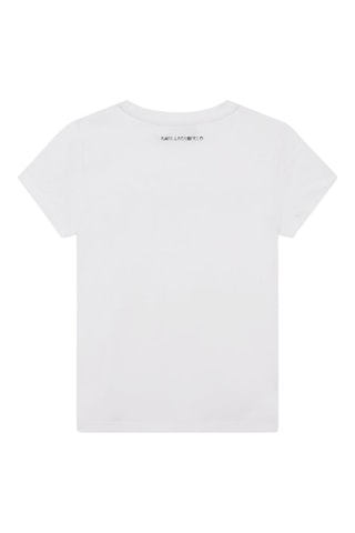 T-shirt en coton biologique - Blanc - Karl Lagerfeld