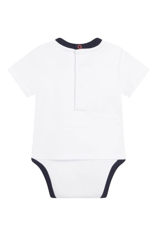 Body en coton biologique Blanc et bleu - Timberland