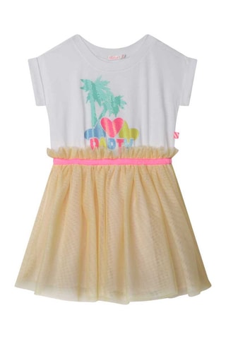 Robe Blanc et jaune - Billieblush