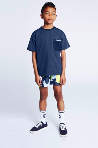 Short de bain Bleu saphir et vert - Timberland