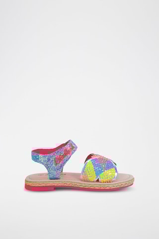 Sandales - Bleu électrique et argenté - Billieblush