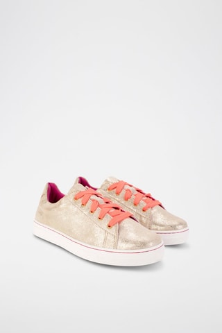 Baskets en cuir Doré - Billieblush