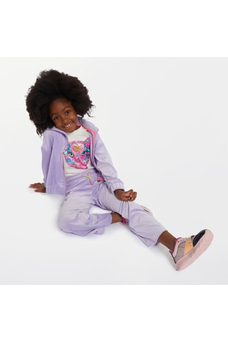 Pantalon large en velours - Mauve - Billieblush