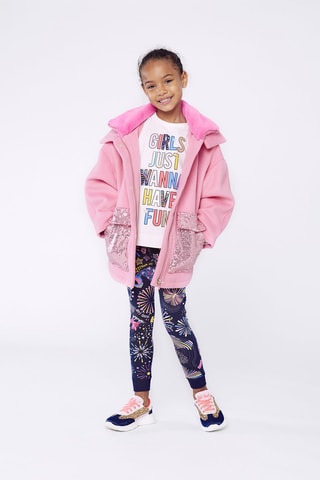 Manteau en laine Rose - Billieblush