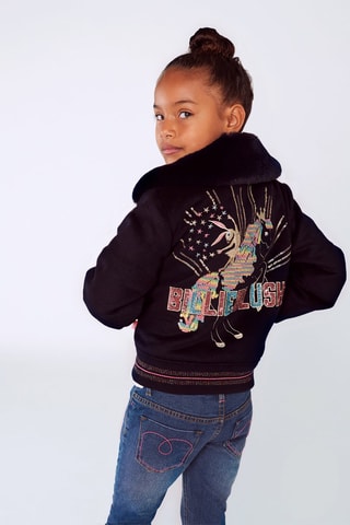 Veste en laine Bleu nuit - Billieblush
