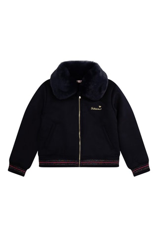 Veste en laine Bleu nuit - Billieblush