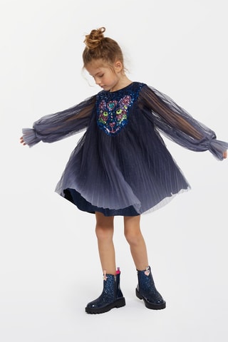 Robe - Bleu marine - Billieblush