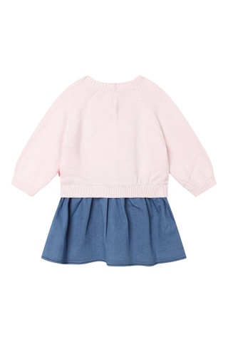 Robe trompe-l’œil - Rose et bleu - Billieblush
