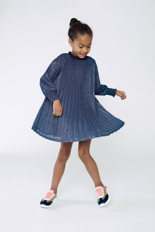 Robe plissée Bleu marine - Billieblush