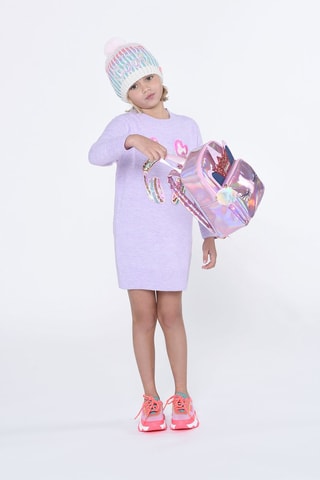 Robe pull Mauve chiné - Billieblush