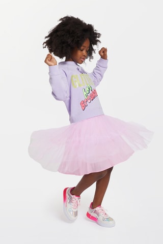 Robe trompe-l’œil - Mauve et rose - Billieblush