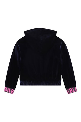 Sweat en velours - Noir - Billieblush