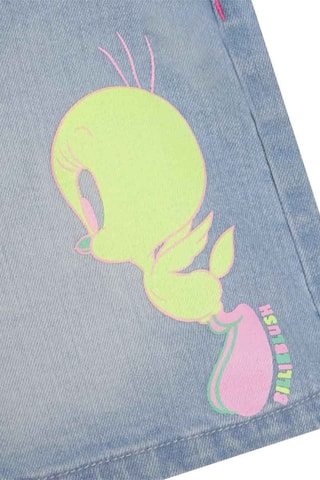 Short en jean Titi Titi et Grosminet Looney Tunes - Bleu - Billieblush