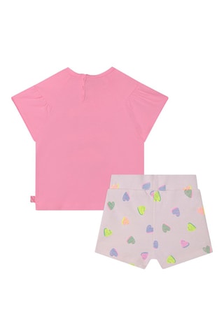 T-shirt et short - Fuchsia et rose - Billieblush