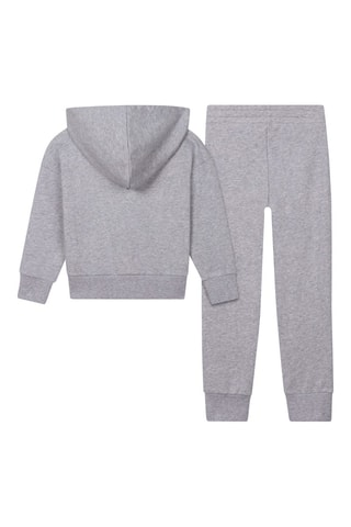 Sweat à capuche et jogging - Gris clair chiné  - Billieblush