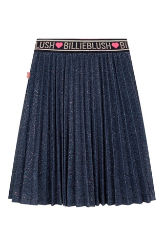 Jupe plissée Bleu marine  - Billieblush